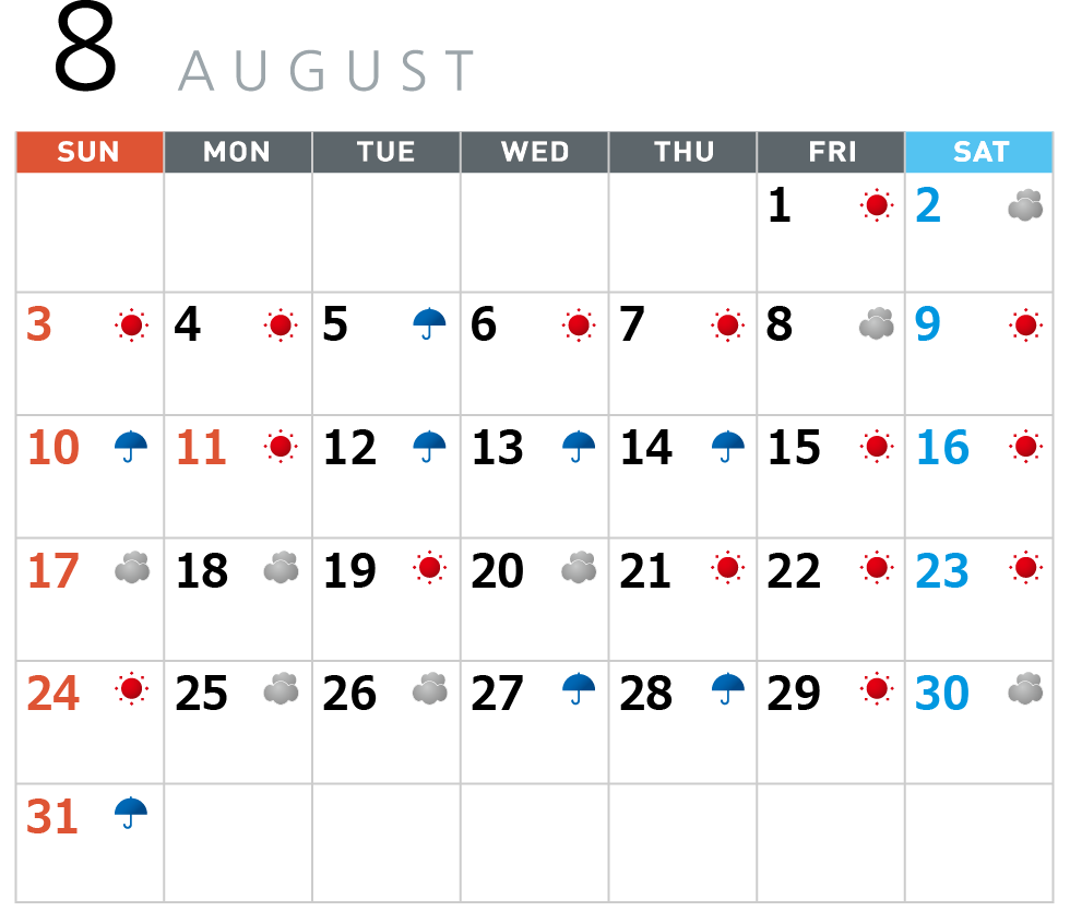 8月